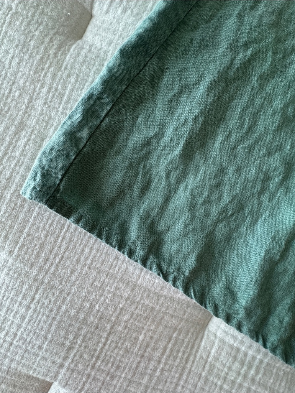 MagicLinen BORACAY Teal Blue Linen Maxi Dress 100% European Flax Pockets XS - Picture 10 of 16